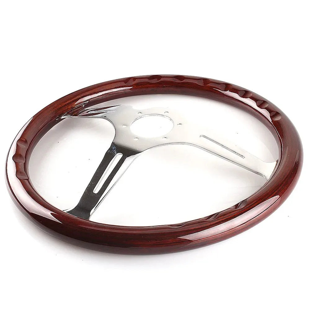 Car Universal Decorative Personalized Classic Wood Car Accessories Car Steering Wheel for Racing Cars