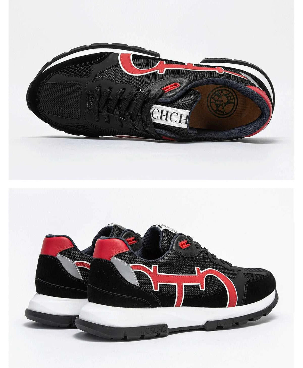 CHCH Men's Tennis Shoes Black Cow Leather Material Stitching Design Men's Shoes Sports Shoes The jack market .AU The jack market .AU Step Up Your Style: Trendy Shoes for Every Occasion! $ 149 14:200006158;200000124:350262