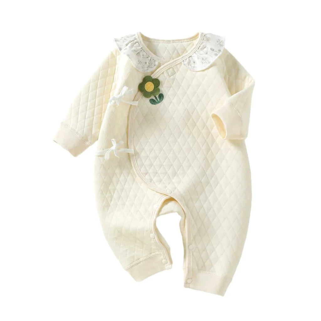 Somenie Newborn long-sleeved Bodysuit Pure Cotton Butterfly Tie Jumpsuit Boys Girls Newborn Gift The jack market .AU The jack market .AU Mum & Kids: Essential Products for Every Family $ 35 14:771#Beige;200000463:200661895#59cm(1-3M)