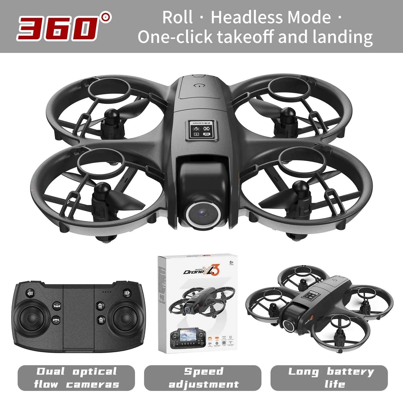2025 NEW GISAEV YL3 Drone for Kids & Beginners - 2.4'' Screen Remote Dual 4K Cameras Auto Hovering Stable Flight Perfect Gift The jack market .AU The jack market .AU Drones $ 90 14:29#White-Screen-4K-1B