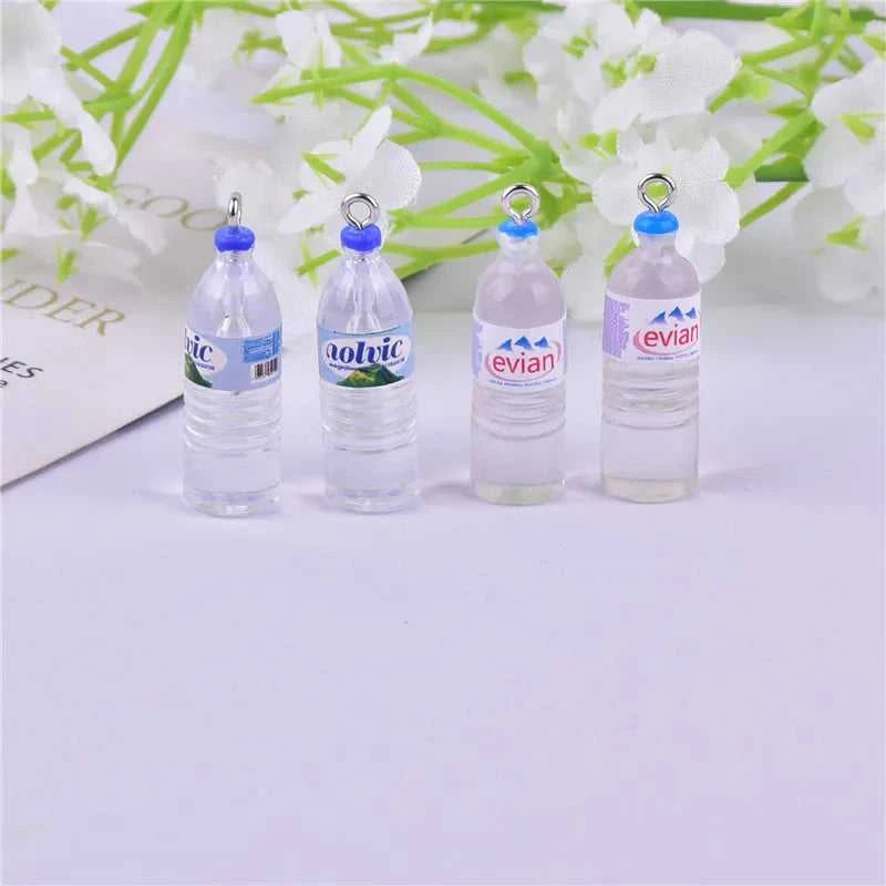 Cute 10pcs/pack Water Bottle Resin Charms Pendant Earring Keychain DIY Fashion Jewelry Accessories The jack market .AU The jack market .AU Jewellery & Chains $ 48 200001033:504#volvic