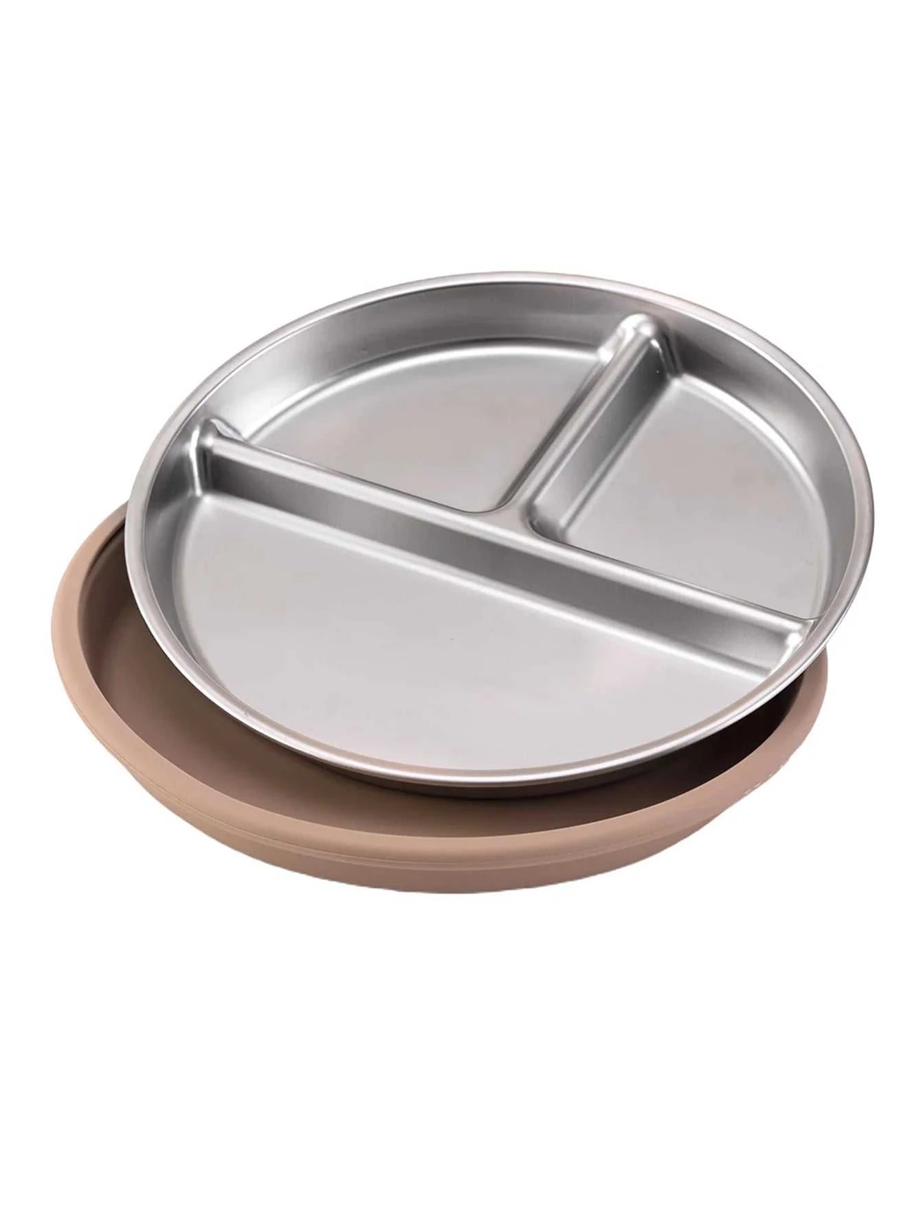 Color Kids 1PCS Stainless Steel Plate Detachable Suction Dishes Baby Feeding Sucker Bowl Food Grade Silicone Food Tray Tableware The jack market .AU The jack market .AU Mum & Kids: Essential Products for Every Family $ 29 14:496#55-sage