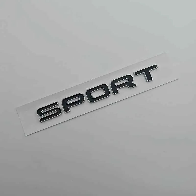3d ABS Logo Sport Emblem Letters Car Trunk Badge For Evoque Discovery SVR l494 494 l320 Sport Sticker Accessories