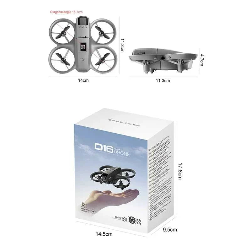 Lenovo D16 Drone 8K Aerial GPS Avoidance Bushless Motor Drone Electric Adjustment HD Profesional Dual-camera Optical Flow The jack market .AU The jack market .AU Drones $ 56 14:366#Drone Apron