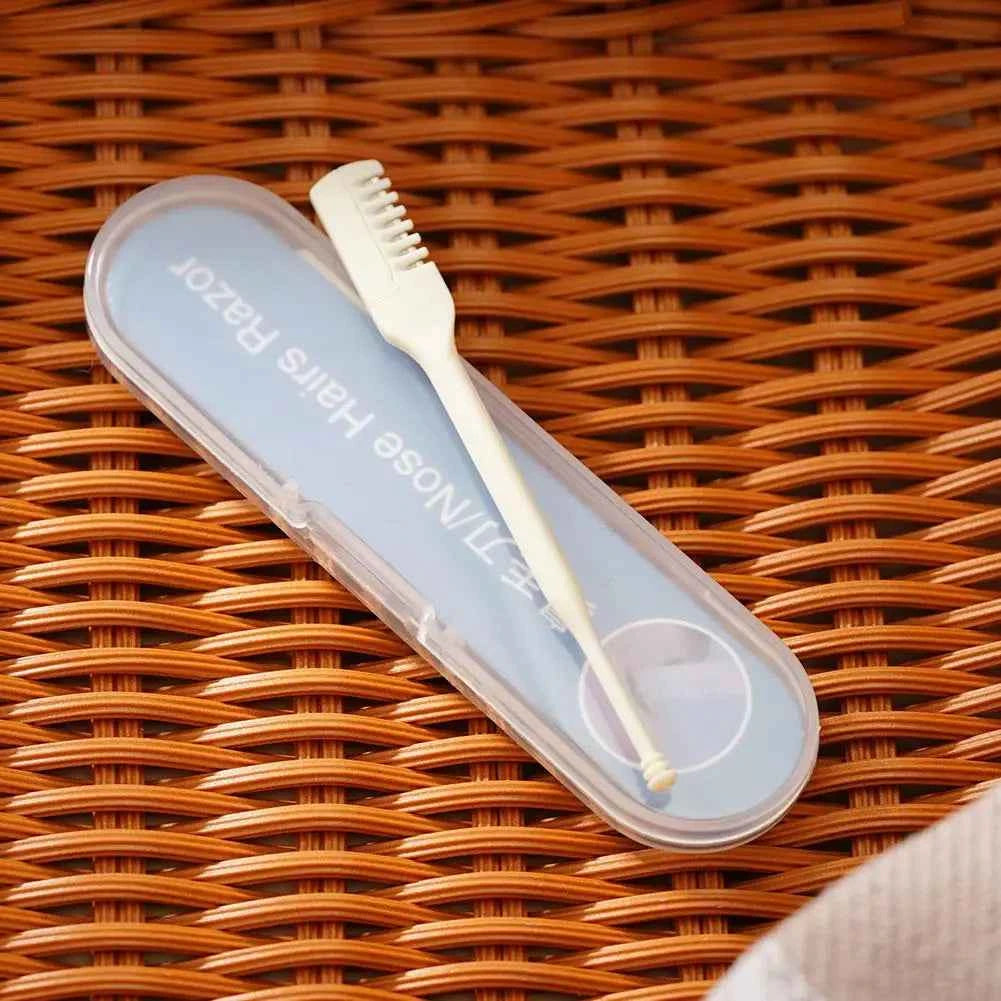 1/2/3pcs 2025 Newest Nasal Hair Cutter 360 Degree Rotating Clippers Nose Hair Trimmer For Women And Men Safe Portable Manual