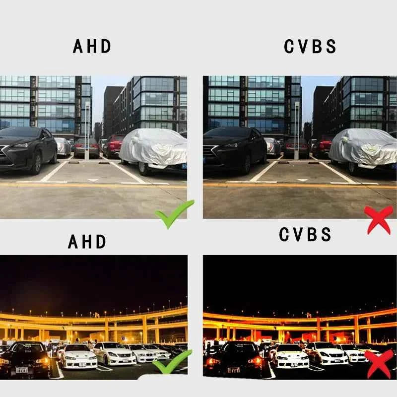 4 PIN Parking AHD 1080P  Backup Camera Car Rear View Reverse Image for Truck Vehicle Bus Van Lorry RV Monitor Heavy Duty Van