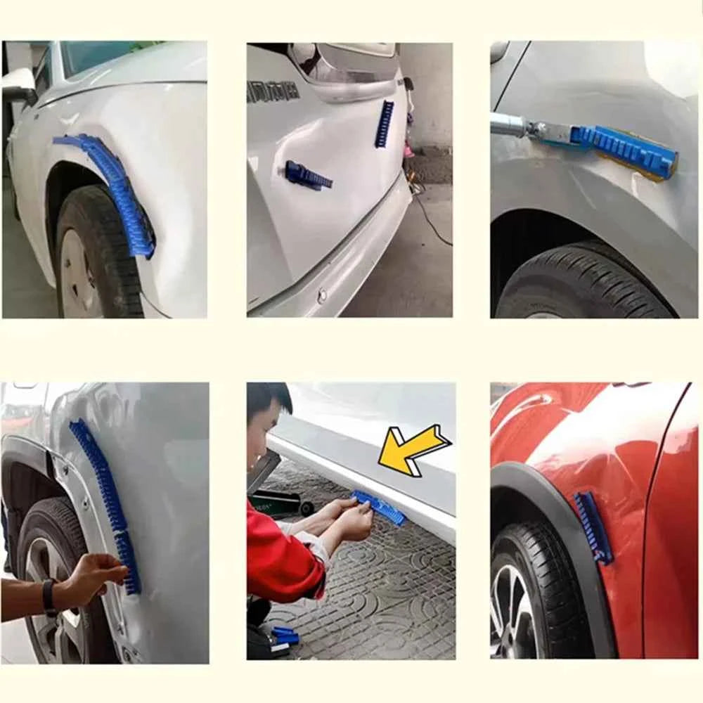 6Pcs Adhesive Blue Glue Tabs Car Paintless Dent Repair Removal Tool Auto Body Dent Removal Pulling Tabs Pull Tabs for Car