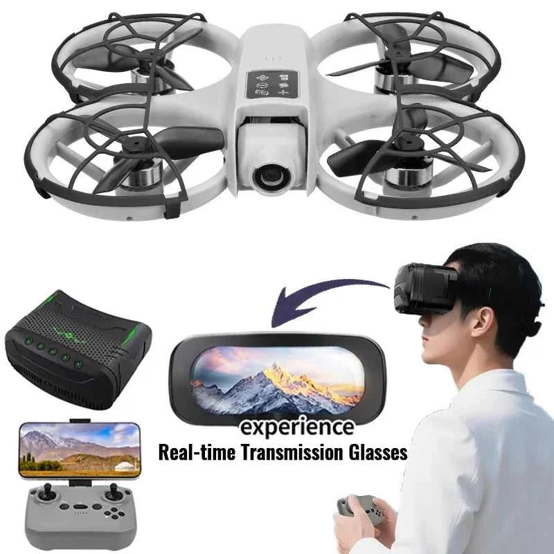 H36 Rc Drone 2.4G Real-time Transmission Glasses HD Camera FPV Brushless Drone Remote Control Aircraft Quadcopter Flying The jack market .AU The jack market .AU $ 131 14:691#Gray H36 VR