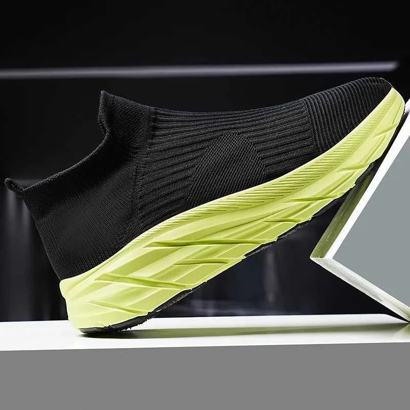 MAEDEF Men's Running Shoes Lightweight Breathable Mesh Elastic Comfortable Durable Fashion Casual Hot Selling Sports Sneakers The jack market .AU The jack market .AU Step Up Your Style: Trendy Shoes for Every Occasion! $ 78 14:173#All Black;200000124:3116