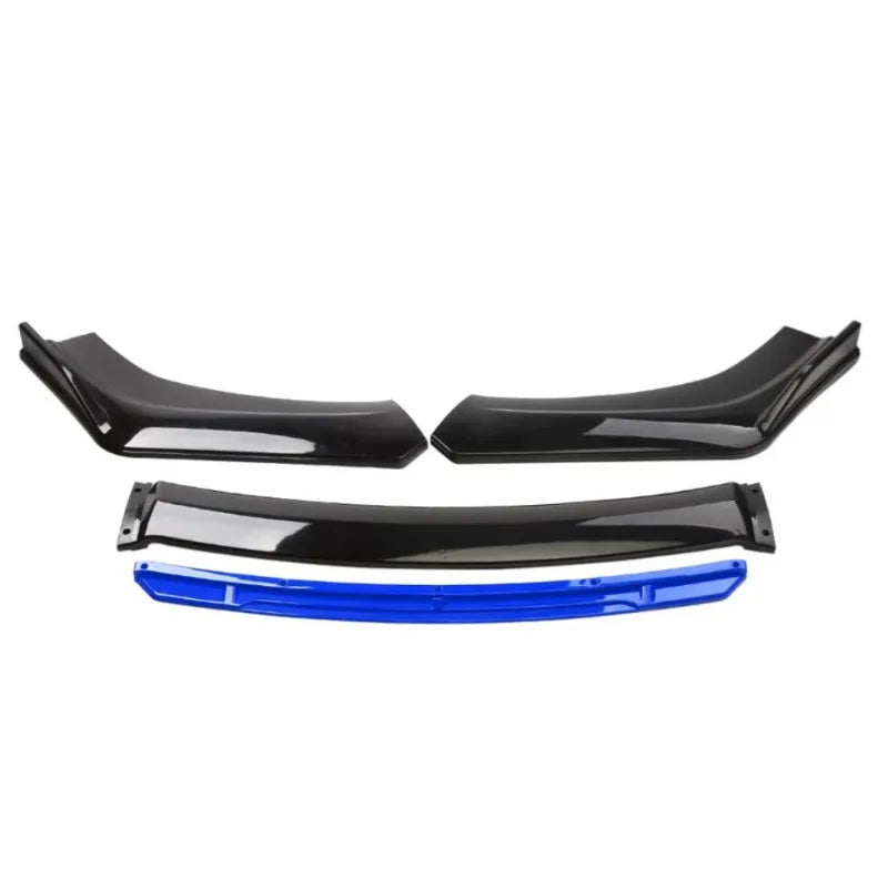 For Universal Cars 3-Piece Adjustable Universal Car Front Bumper Lip Spoiler Diffuser Splitter Body Kits Side Corner Guard