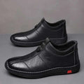 Men's Autumn Winter High Top Fleece Lined Casual Shoes Soft Bottom Breathable Versatile Slip Resistant Simple Style Leather Shoe The jack market .AU The jack market .AU Step Up Your Style: Trendy Shoes for Every Occasion! $ 63 14:173#Cotton shoes Black;200000124:200000364