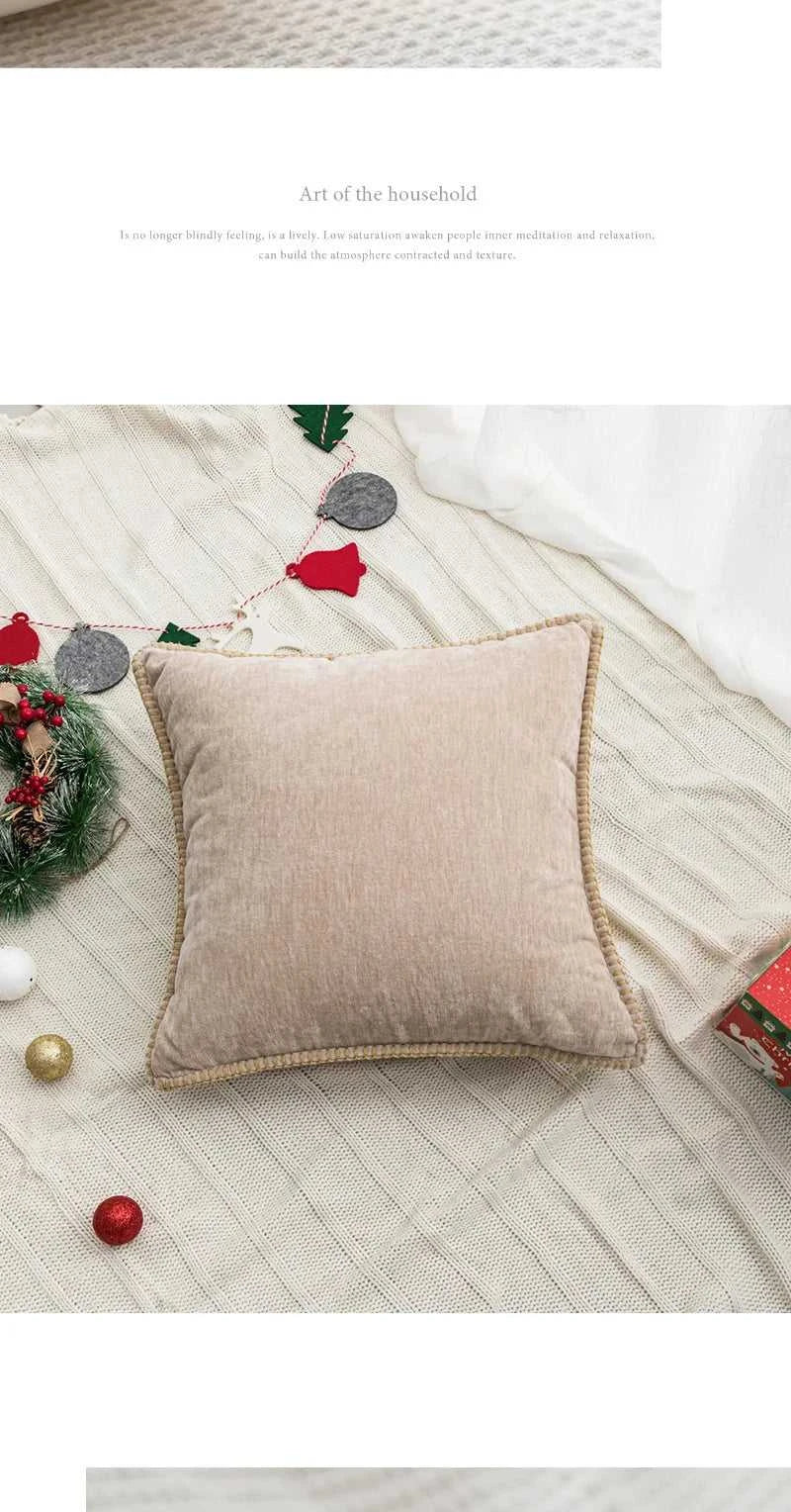 Beige Heart Tree Sugar Christmas Cushion White Red Pillow Cover for Home Decoration Soft Chenille Plush Tufted Emboridered The jack market .AU The jack market .AU Home $ 43 14:201619812#Love