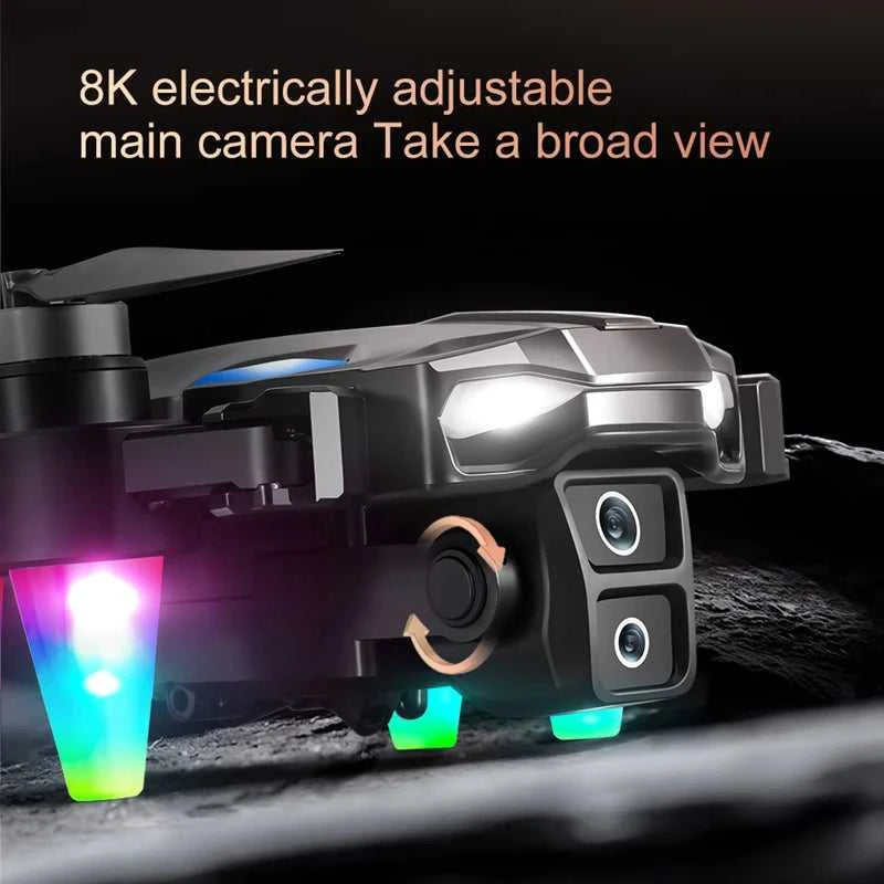 New A22 Drone Aerial 8K HD Dual-Camera GPS Brushless Motor Optical Flow Hovering With Screen Remote Control Folding Drone The jack market .AU The jack market .AU Drones $ 57 14:175#Parking-Apron-Blue