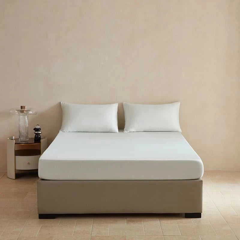 Natural Mulberry Silk Fitted Sheet Pure Silk Mattress Cover for Single Double King Queen Size Bedding High End Luxury Bed Cover The jack market .AU The jack market .AU Home $ 72 14:200002984#Latte Brown;5:200013267#90x200x30cm