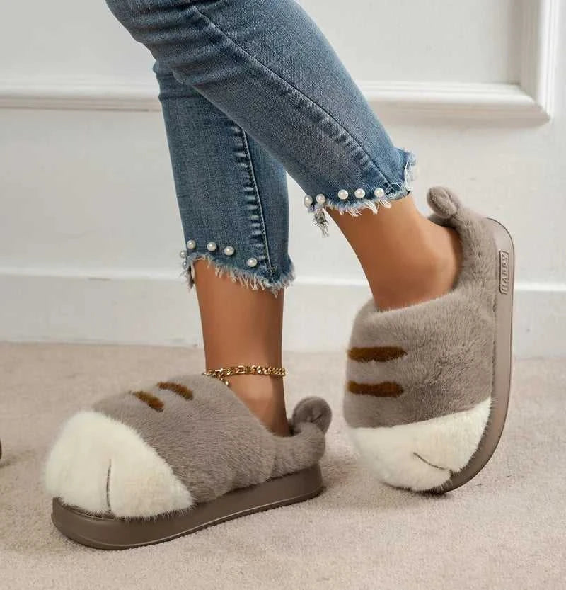 New Snuffy Cat Slippers Woman Warm Wrapped Home Shoes Women's Angry Kitty Furry Slides Winter Snug Close Back Slipper for Couple The jack market .AU The jack market .AU Step Up Your Style: Trendy Shoes for Every Occasion! $ 69 14:10#Yellow-Slides;200000124:201446564;200007763:201336100