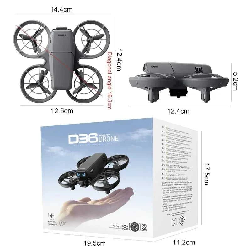 Lenovo D36 Drone 4K HD 8k Triple Camera FPV Brushless Motor Obstacle Avoidance Foldable RC Quadcopter Professional Aerial The jack market .AU The jack market .AU Drones $ 165 14:496#D36-propeller