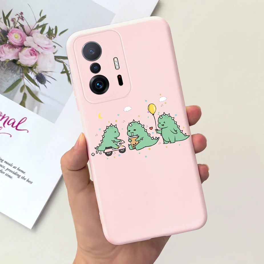 Xiaomi 11T Pro Case - Cute Cartoon Design, Soft Silicone Protection for Xiaomi Mi 11T Pro & 11TPro