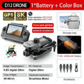 ZLL D12 Drone With 8K HD Camera Screen Remote GPS 360° Obstacle Avoidance 5G Wifi FPV Brushless Motor RC Dron Load capacity 500g The jack market .AU The jack market .AU Drones $ 452 14:193#D12-NO OAS
