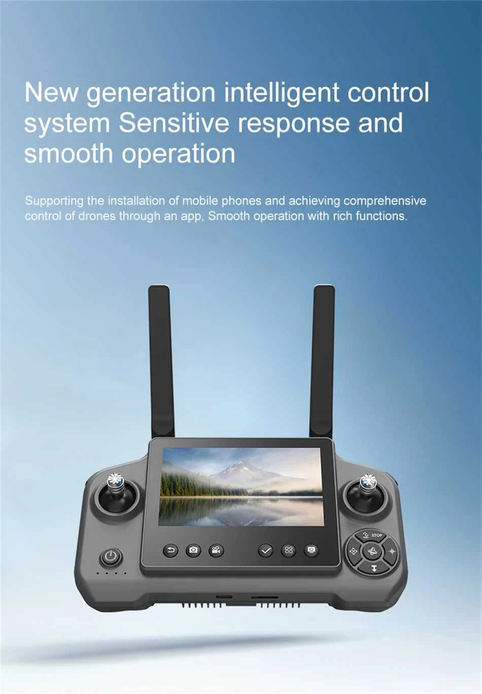 2026 New Drone 4.3 Screen 2.4G 6CH Brushless 1503 4000KV 143g No Registration EIS Anti-Shake Optical Flow WiFi RC Quadcopter Toy The jack market .AU The jack market .AU Drones $ 108 14:193#GT9-8K-Grey-1B;200000828:201589807#8k-Screen display