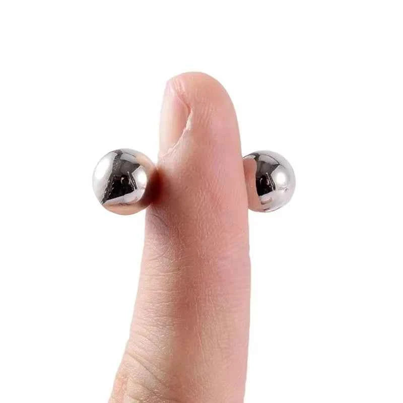 LM Magnetic Nipple Clamps - 2pcs Non-Piercing Strong Bondage Balls for Couples - Explore Your Sensuality
