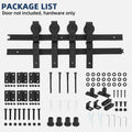 Heavy Duty Bi-Folding Sliding Barn Door Hardware Kit Quiet Side-Mounted Roller – 2/4 Bifold Doors For Closet Laundry Bedroom The jack market .AU The jack market .AU Home $ 131 14:365458#52in for 4 Doors;200007763:201336106
