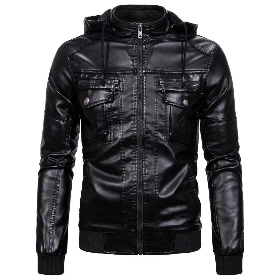 Winter Men's Leather Jackets Male Hooded Fleece Coat EUR Size Streetwear PU Casual Biker Jackets Men Motorcycle Jacket A1F1603 The jack market .AU The jack market .AU Men Fashion $ 102 14:366;5:100014065#EUR XL