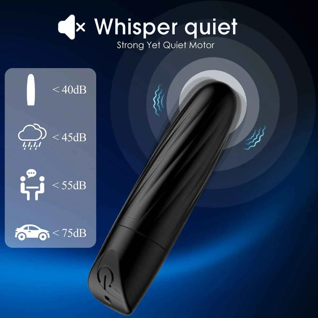Blissful Touch Waterproof Silicone Bullet Vibrator - Powerful Clit & G-Spot Stimulation for Ultimate Pleasure
