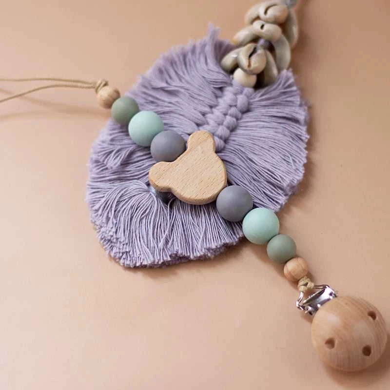 Custom Name Wooden Personalized Baby Pacifier Chain Silicone Bead Dummy Nipple Holder Guard Teether Pendant Newborn Gift Stuff The jack market .AU The jack market .AU Mum & Kids: Essential Products for Every Family $ 29 14:365016#NO.15