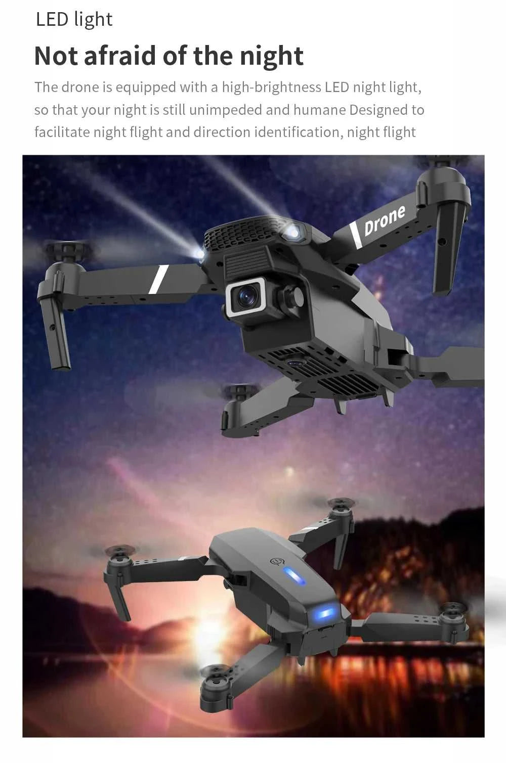 Lenovo New Drone E88 Pro RC 20000M Quadcopter Drone FPV WiFi Foldable With Mod Altitude Resistance 8K Camera Wide-angle Shootin The jack market .AU The jack market .AU Drones $ 78 14:29#B-no-Cam