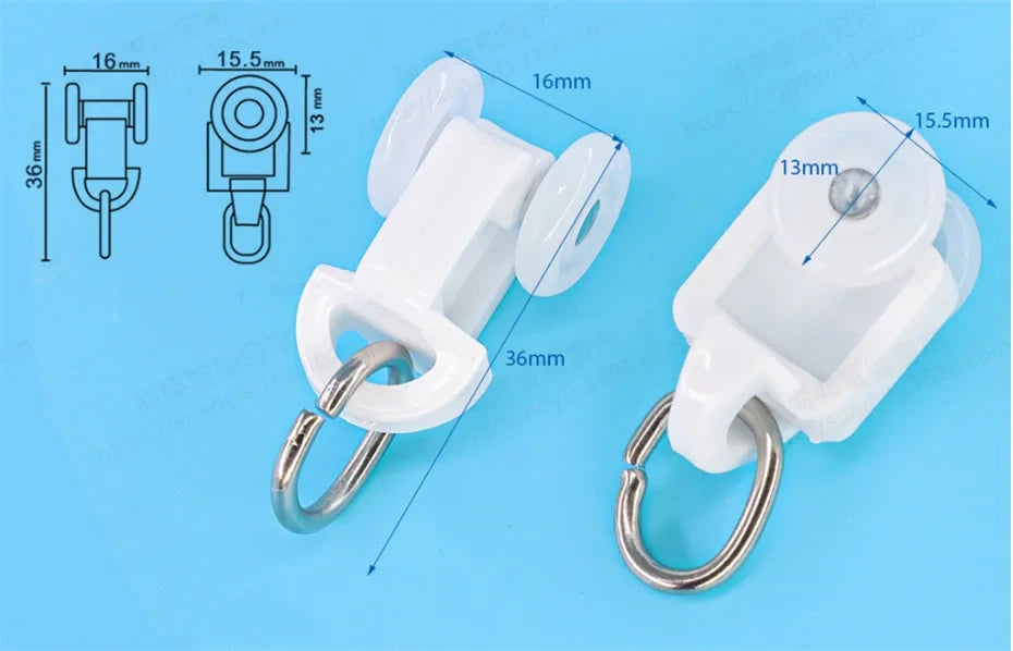 High Quality Curtain Track Quiet Runners for Dooya S Curtain Track Electronic Curtain Accessory 20PCS,Tuya Smart Track System The jack market .AU The jack market .AU Home $ 57 <none>