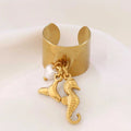 316L Summer Beach Ocean Shell Starfish Rings For Women Stainless Steel FishTail Seahorse Conch Open Ring Girl Party Jewelry Gift The jack market .AU The jack market .AU Jewellery & Chains $ 48 200000783:10#B7214
