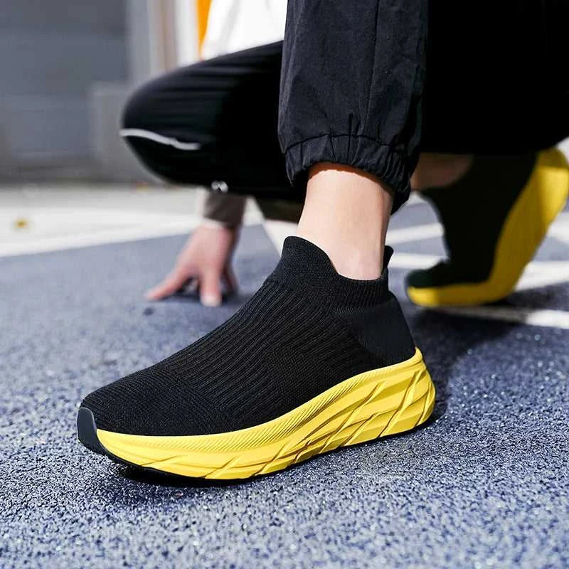 MAEDEF Men's Running Shoes Lightweight Breathable Mesh Elastic Comfortable Durable Fashion Casual Hot Selling Sports Sneakers The jack market .AU The jack market .AU Step Up Your Style: Trendy Shoes for Every Occasion! $ 78 14:173#All Black;200000124:3116