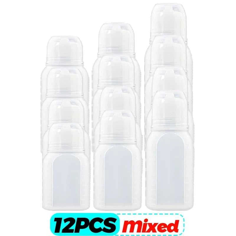 Clear Condiment Squeeze Bottles Honey BBQ Sauces Salad Oil Ketchup Dispenser Container with Scale Seasoning Bottle Kitchen Tool The jack market .AU The jack market .AU Home $ 40 14:193#Mixed-18pcs