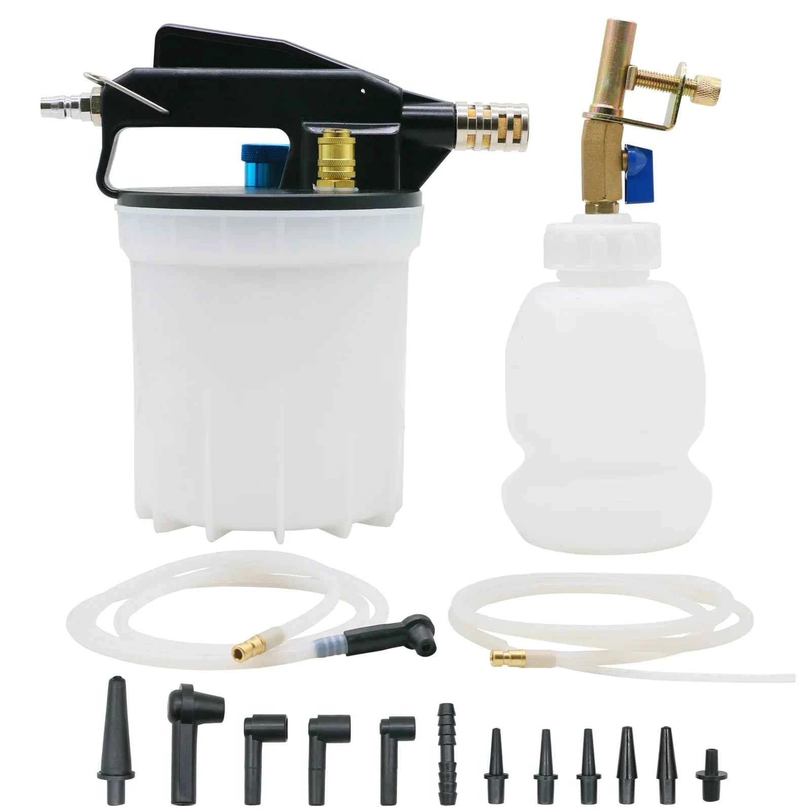 2l vacuum brake release kit, pneumatic explosion-proof shunt pressure reducing vacuum pump, brake fluid refueling tool set
