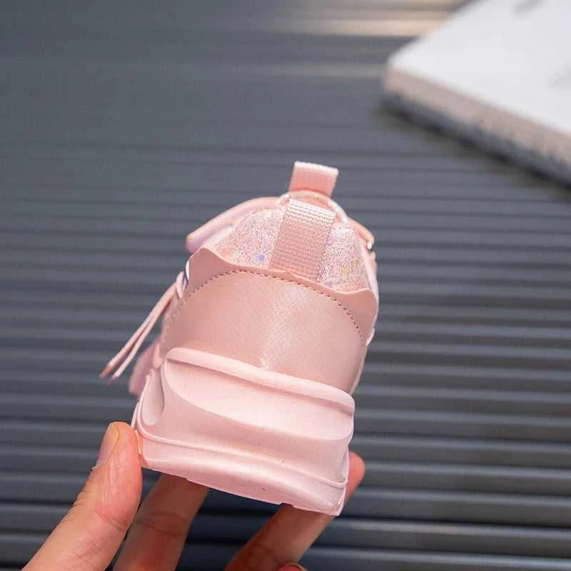 Girls Sports Shoes Kids Running Sneakers for School Fashion Cute Shiny Non-slip Children's Casual Shoes with Heart Spring Autumn The jack market .AU The jack market .AU Mum & Kids: Essential Products for Every Family $ 48 14:496;200000124:100010441
