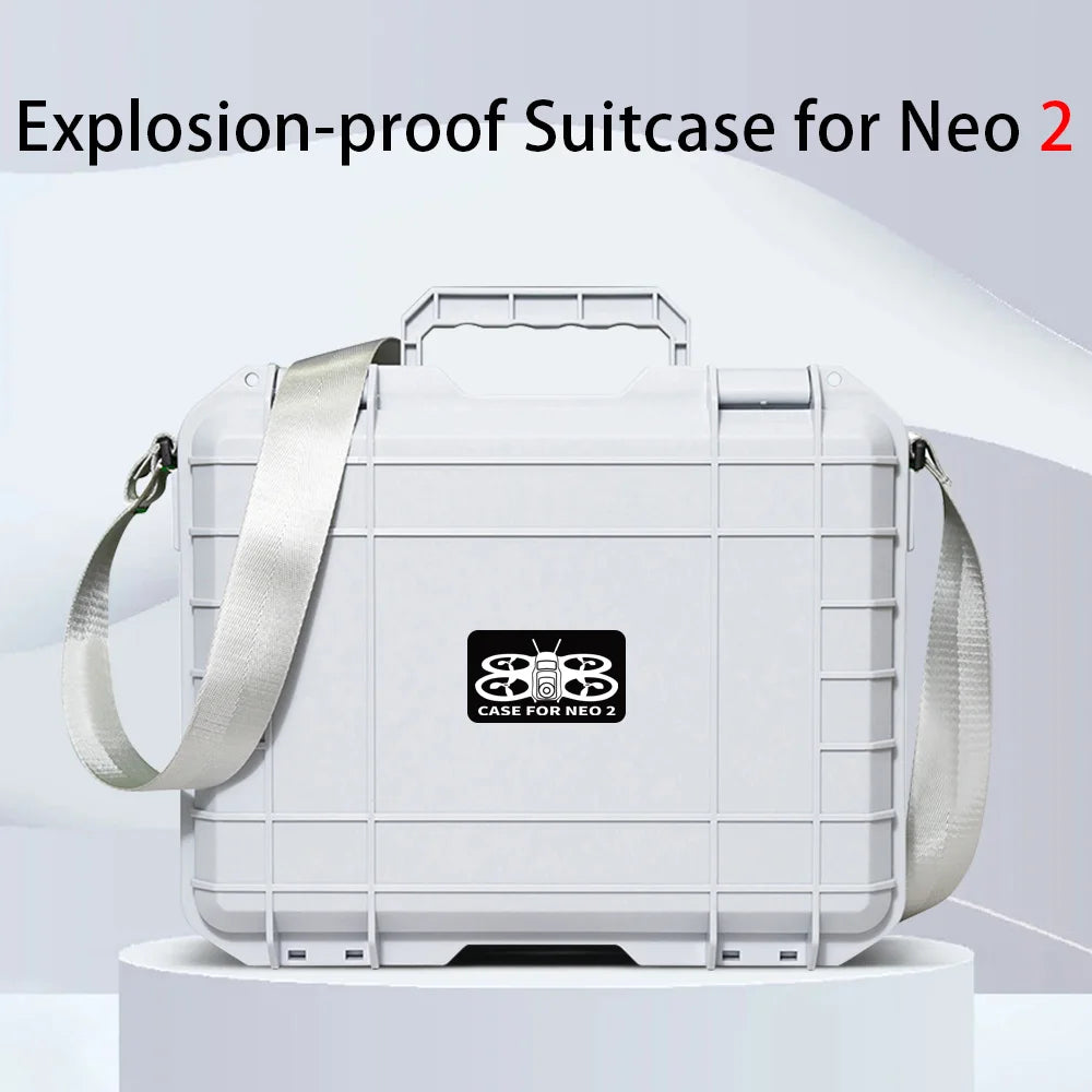 Explosion Proof Case For DJI NEO 2 Large Capacity Portable Waterproof Box Hard Shell Bag For DJI NEO 2 RC-N3 Accessories