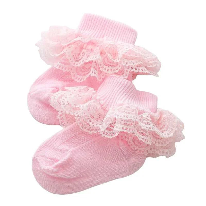 Baby Girls Boys Cotton Socks Cute Eyelet Frilly Lace Baptism Socks Birthday Gift for Infants The jack market .AU The jack market .AU Mum & Kids: Essential Products for Every Family $ 21 14:200002130;200000463:200661896#6-12M