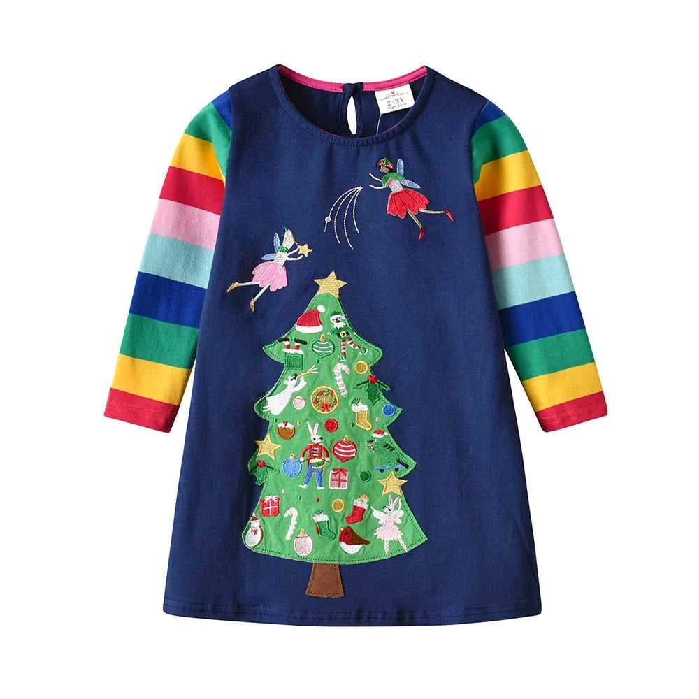 DXTON Baby Girl Dress Christmas Party Children Clothing 2024 New Year Kids Dress Stripe Snowflake Unicorn Cotton Toddler Clothes The jack market .AU The jack market .AU Mum & Kids: Essential Products for Every Family $ 28 14:771#LH2882;200000463:200004207#4T