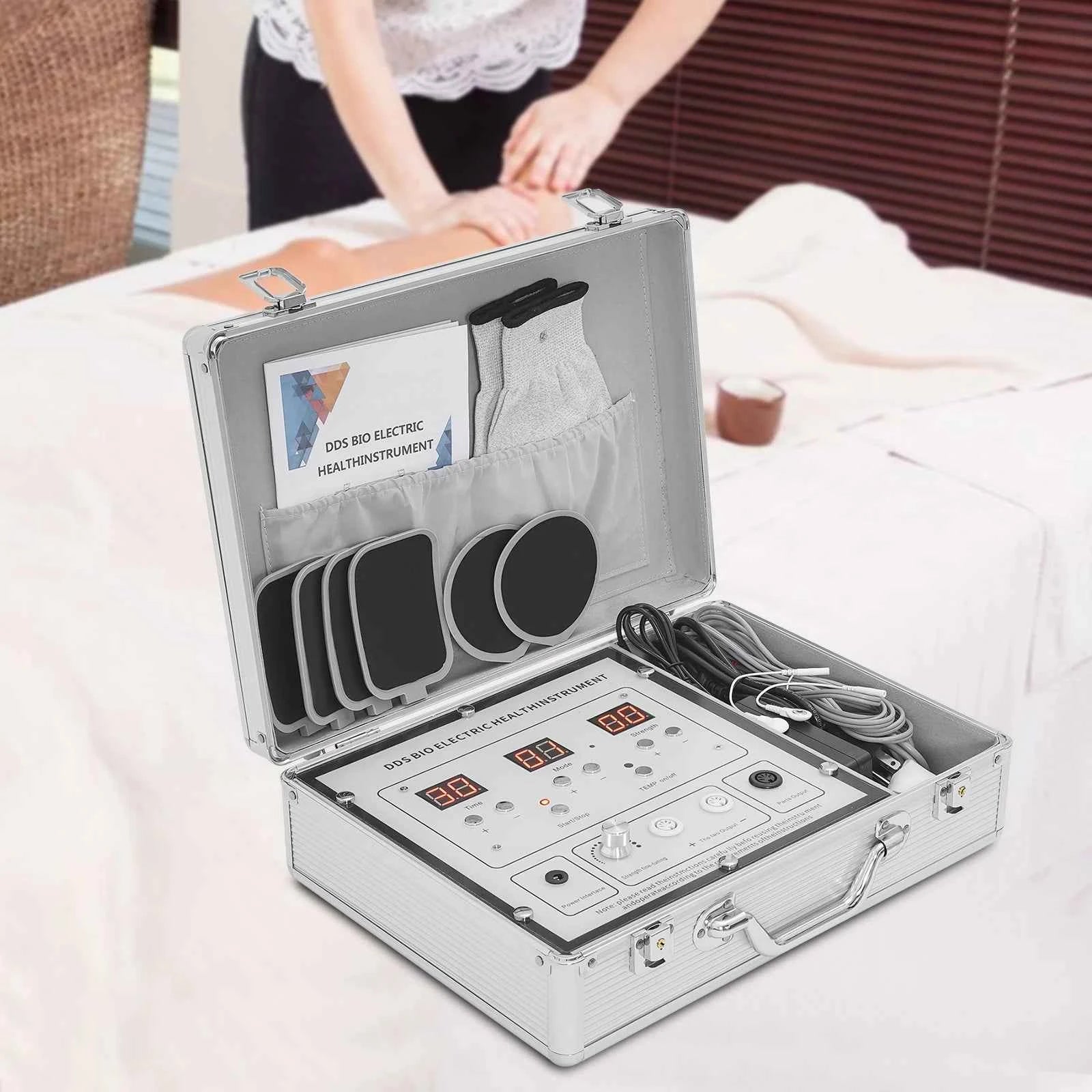 Bioelectric Wellness Massager - 10 Mode Pulse Therapy for Home & Salon Relaxation