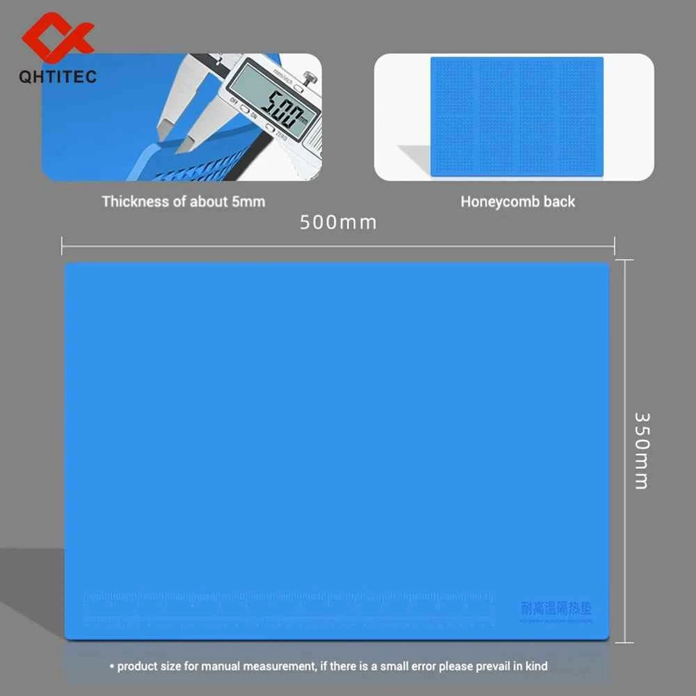 ESD Heat-Resistant Silicone Soldering Mat with Magnetic Grip