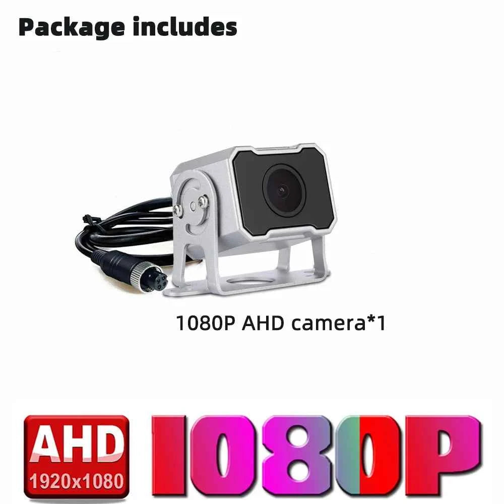4 PIN Parking AHD 1080P  Backup Camera Car Rear View Reverse Image for Truck Vehicle Bus Van Lorry RV Monitor Heavy Duty Van