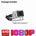 AHD 1080P 4 PIN Backup Camera - Crystal Clear Rear View for Trucks, Vans, RVs & Heavy-Duty Vehicles