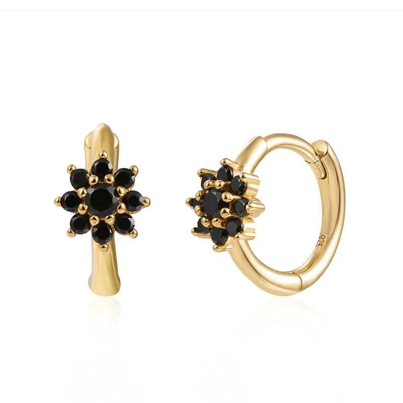 TIANDE Black Zircon Hoop Drop Earrings for Women Gold Plated Piercing Women's Dangle Earrings Set 2022 Fashion Jewelry Wholesale The jack market .AU The jack market .AU Jewellery & Chains $ 48 200001034:200025551#JQH0068-SS-5