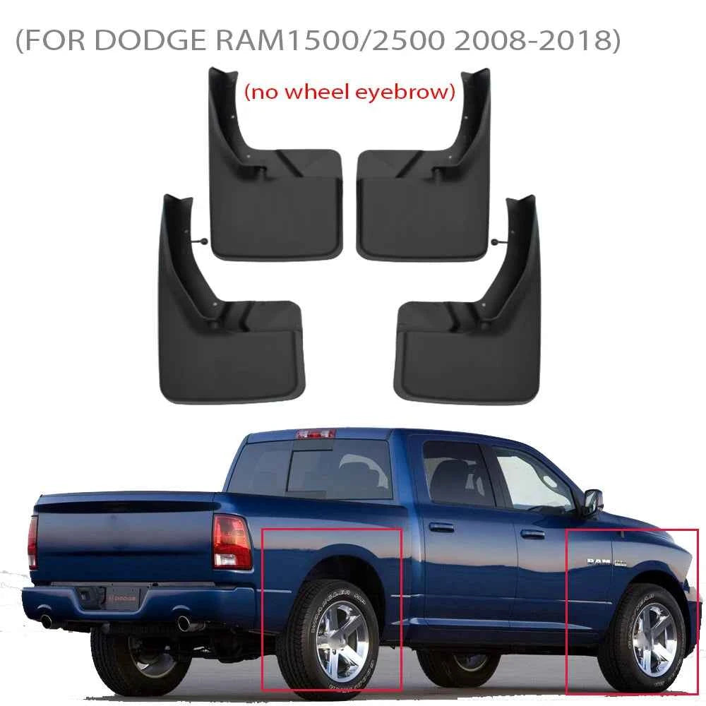 FOR Dodge RAM 1500 2500 3500 Mudguards Fender Mud Flap Guard Splash Car Accessories Auto styline Mudflaps Front Rear 4pcs