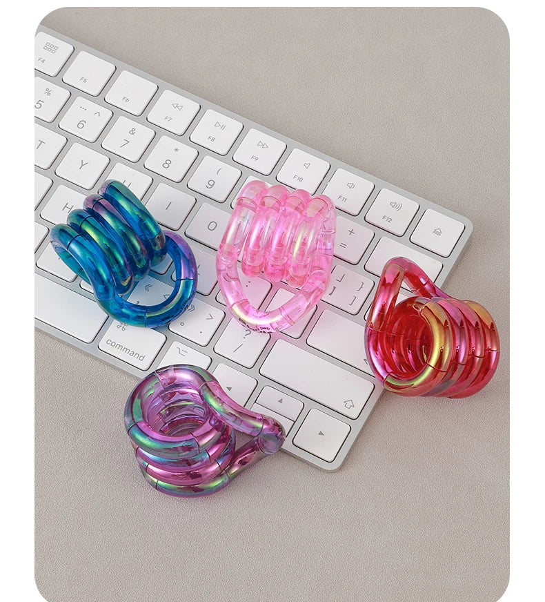 Official Genuine Twist Music Warm Transformation Adult Stress Relief Tool Adhd Concentration Training Finger Toy