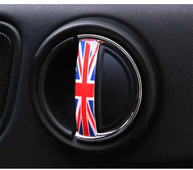 2Pcs Car Sticker For MINI COOPER R56 R55 R60 R61 Countryman F55 F56 F60 Crystal Epoxy Interior Accessory Car Door Handle Sticker