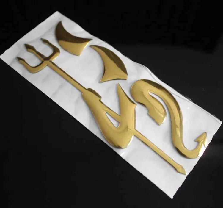 PVC 3D Devil Style Demon Sticker Cool Devil 3D Car Sticker Auto Styling  Logo PVC Decals Decoration Car Styling DIY Accessories