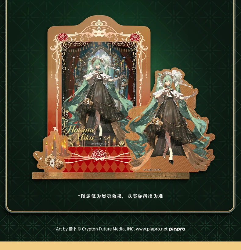 KAYOU Original Hatsune Miku Acrylic Ornaments Trendy Anime Character Collection Card Children's Toys Holiday Gifts