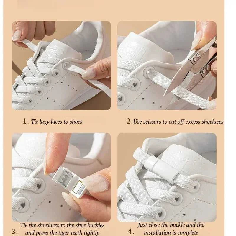 1Pair Magnetic Lock Shoelaces without ties Flat Elastic Laces Sneakers Boots No Tie Shoelace Rubber Bands for Shoes Accessories The jack market .AU The jack market .AU Step Up Your Style: Trendy Shoes for Every Occasion! $ 48 14:173#black;200007763:201336100
