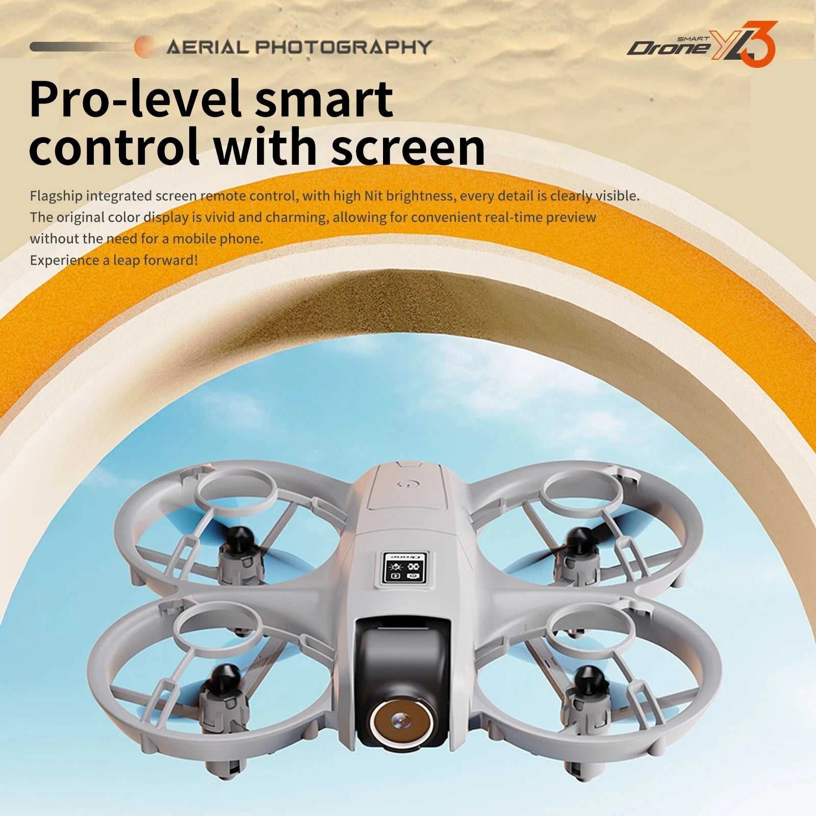 2025 NEW GISAEV YL3 Drone for Kids & Beginners - 2.4'' Screen Remote Dual 4K Cameras Auto Hovering Stable Flight Perfect Gift The jack market .AU The jack market .AU Drones $ 90 14:29#White-Screen-4K-1B